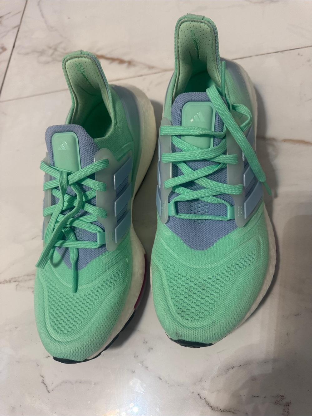 adidas Mint Green & Light Blue Women's Running Shoes